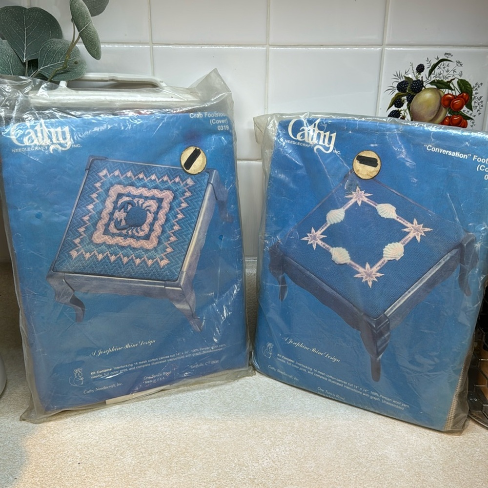 2 Vintage Cathy Needle craft Inc. kits